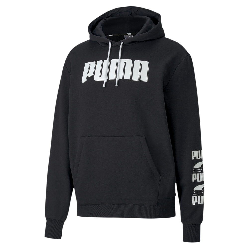 Rebel Bold Men's Hoodie Black PUMA