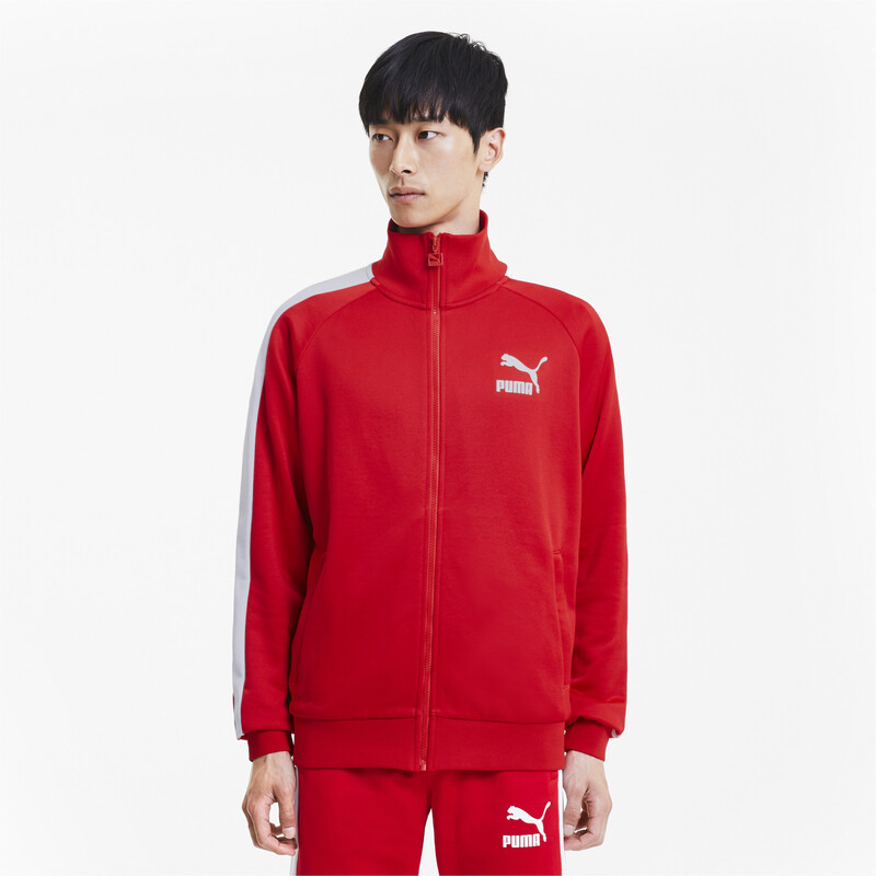 

Men's PUMA Iconic T7 Full Zip Track Jacket, Red