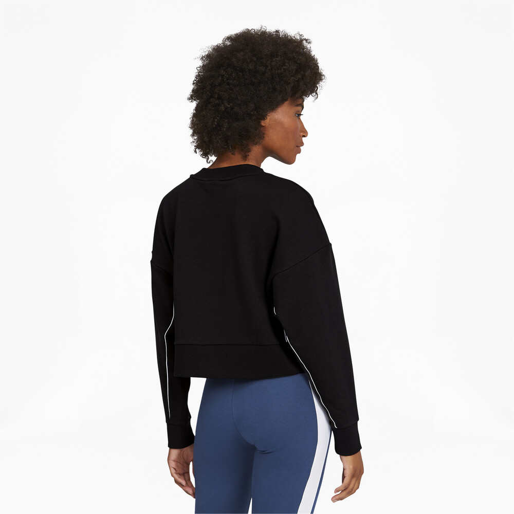 PUMA - female - Толстовка Classics Cropped Crew – Puma Black –, Черный