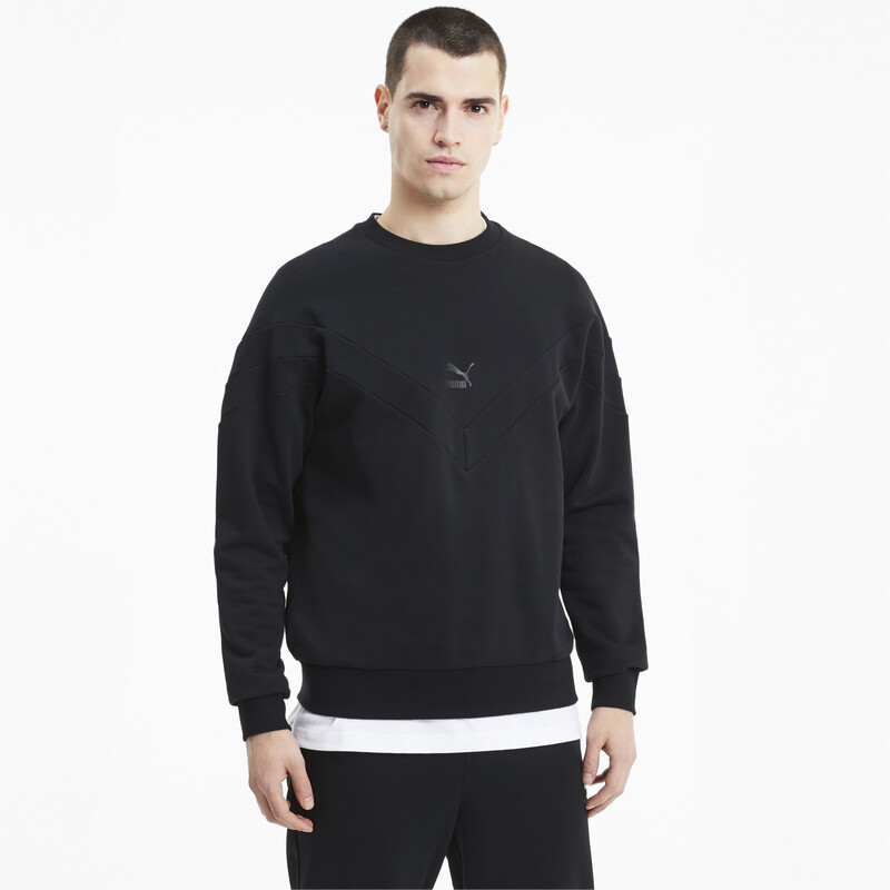 

Men's PUMA Iconic MCS Crew Neck Sweater, Black