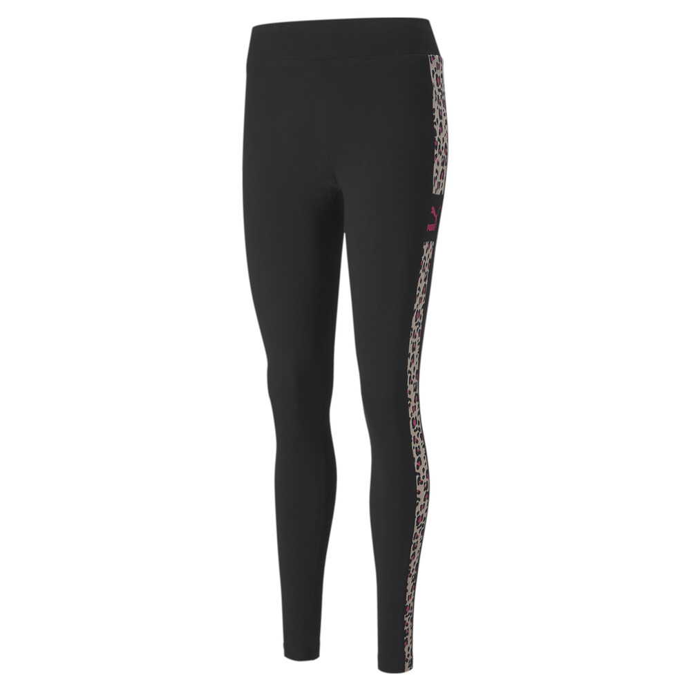 

PUMA - female - Леггинсы Classics Graphics Leggings – Puma Black-animal –, Черный