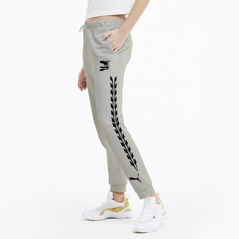 

Women's PUMA Evide Graphic Relaxed Fit Knitted Track Pants