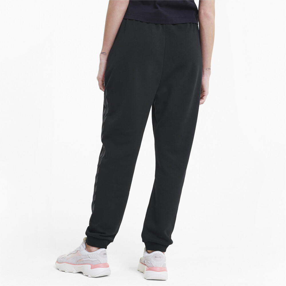 

PUMA - female - Штаны Evide Graphic Knitted Women' Track Pants – Puma Black-pink –, Черный