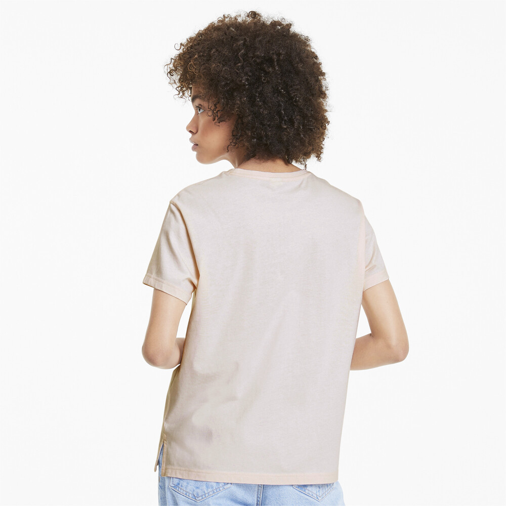 

PUMA - female - Футболка PUMA Classics Embroidered Short Sleeve Women' Tee – Rosewater –, Фиолетовый