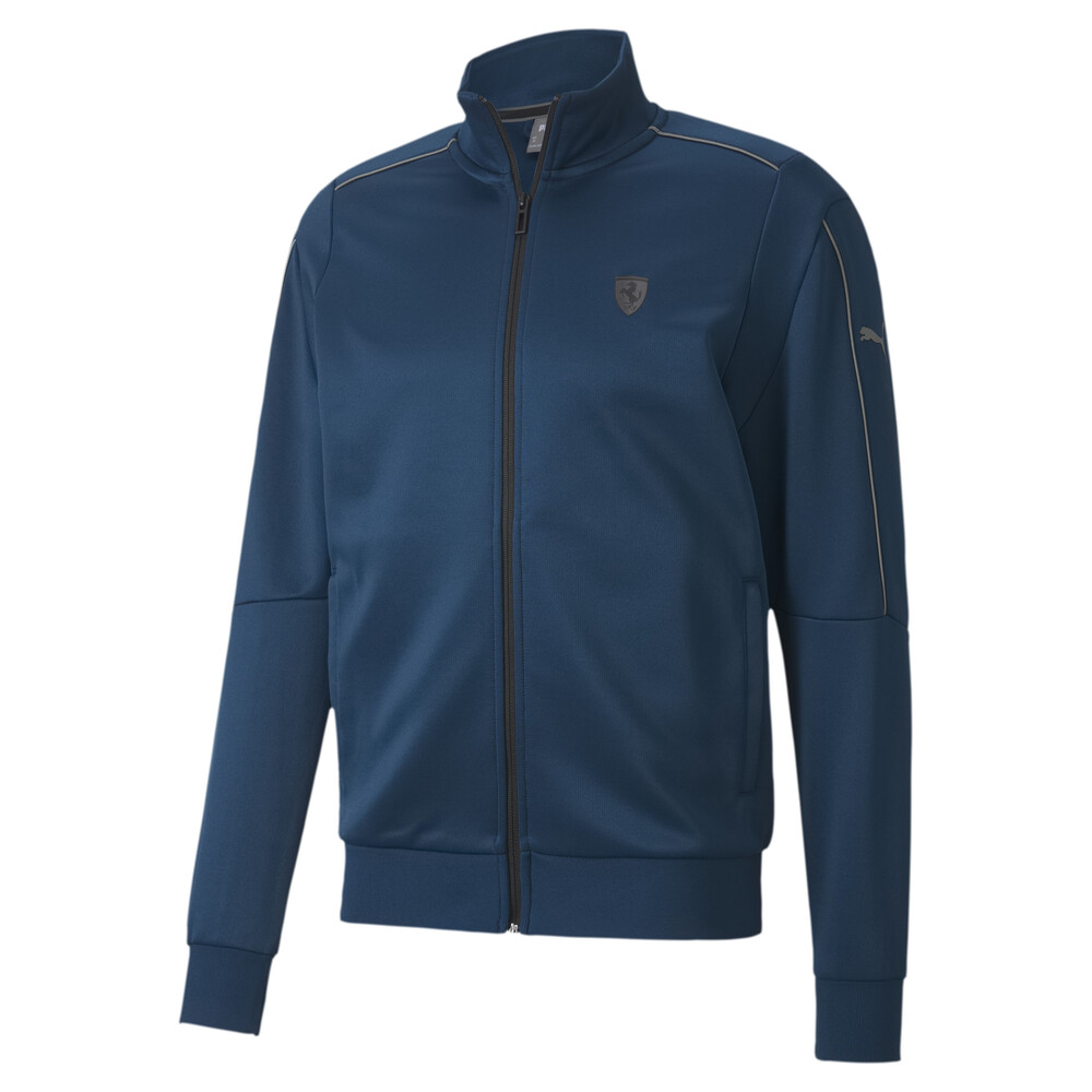 Scuderia Ferrari Style T7 Men's Track Jacket | Blue | Puma ...