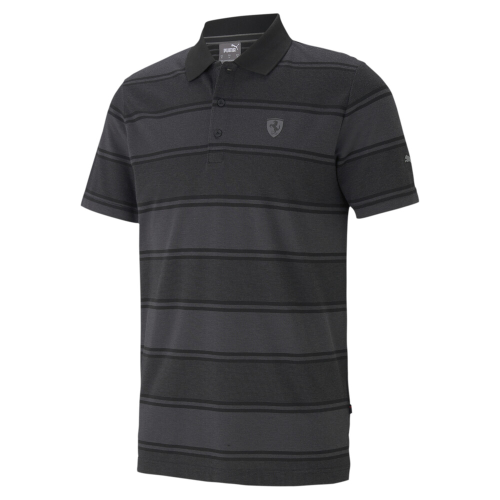 Scuderia Ferrari Style Erkek Polo T Shirt Siyah Puma Puma Turkiye Resmi Alisveris Sitesi