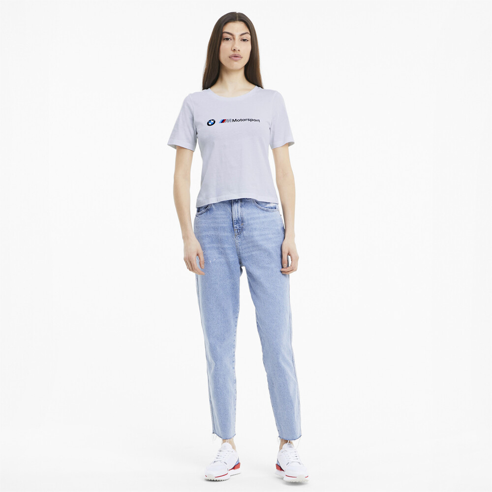 

PUMA - female - Футболка BMW MMS Wmn Logo Tee – Puma White –, Белый