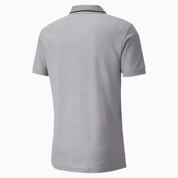 Mercedes Men's Polo Shirt, Mercedes Team Silver, large-ZAF