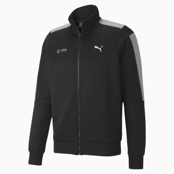 Mercedes T7 Men's Track Jacket, Puma Black, large-ZAF
