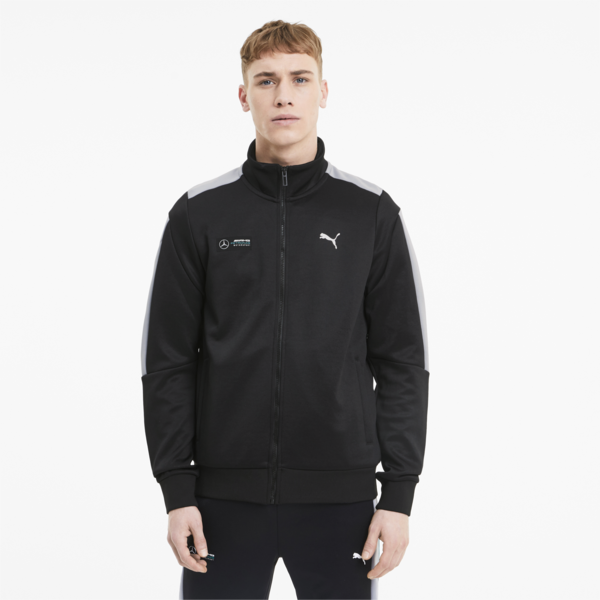 Mercedes T7 Men's Track Jacket, Puma Black, large-ZAF