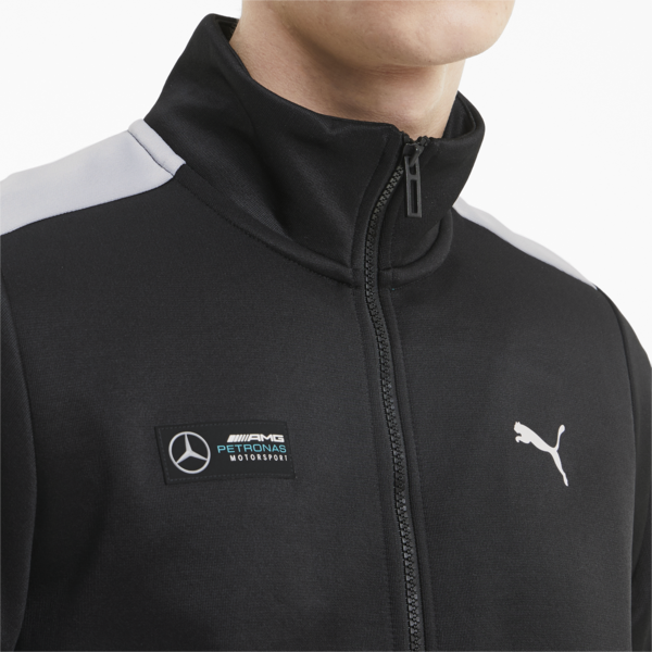 Mercedes T7 Men's Track Jacket, Puma Black, large-ZAF