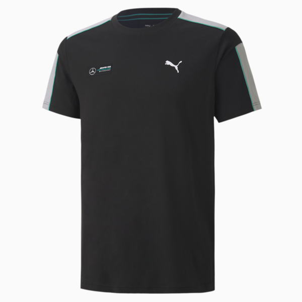 Mercedes T7 Men's Tee, Puma Black, large-ZAF