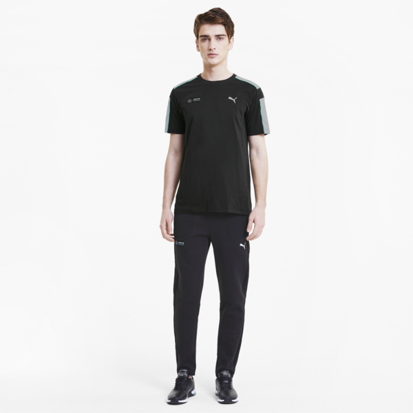 Mercedes T7 Men's Tee, Puma Black, large-ZAF