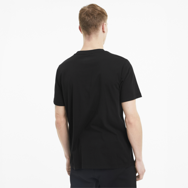 Mercedes Logo Men's Tee, Puma Black, large-ZAF