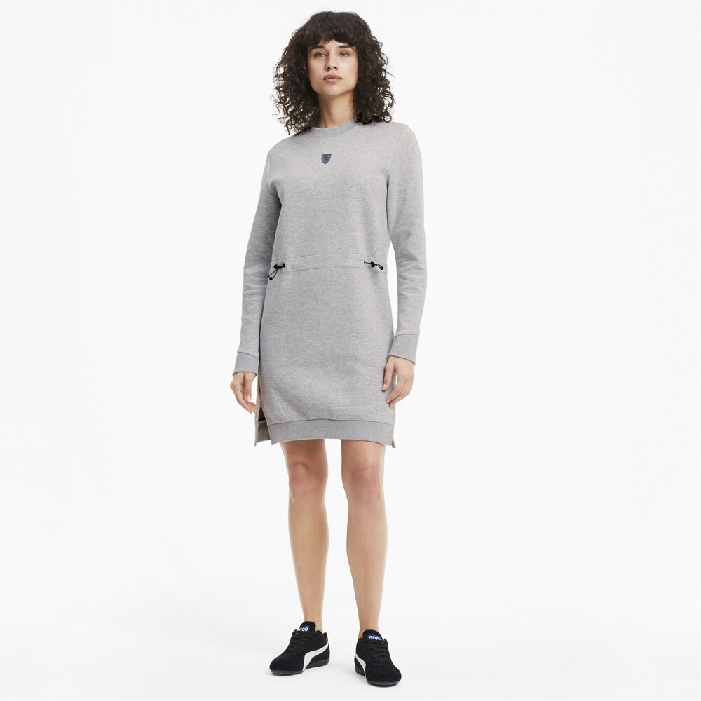 

PUMA - female - Платье Ferrari Style Sweat Dress – Light Gray Heather –, Серый