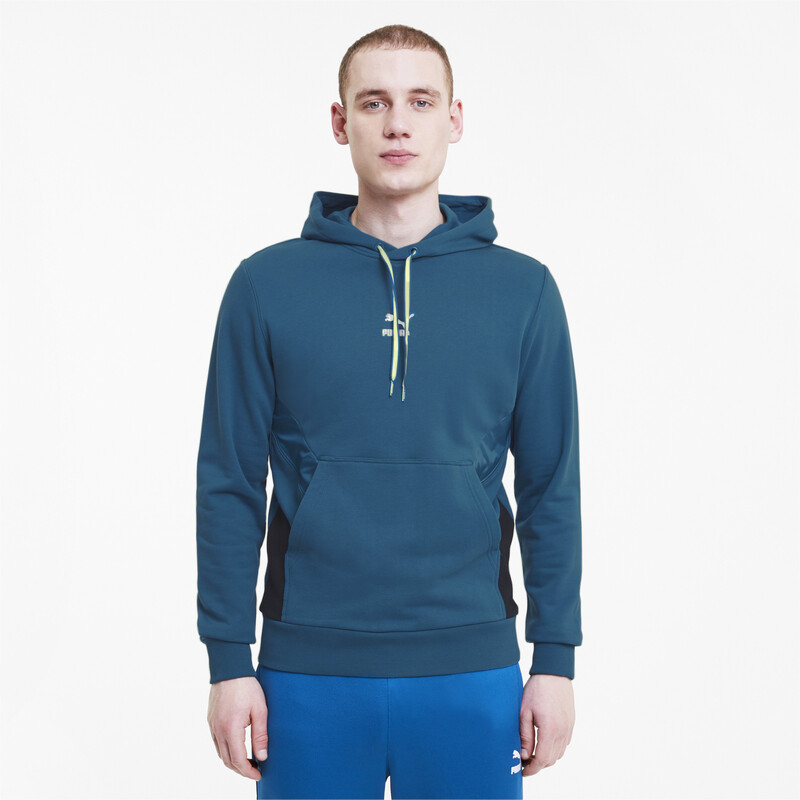 

Men's PUMA Tailored For Sport Hoodie, Black/blue
