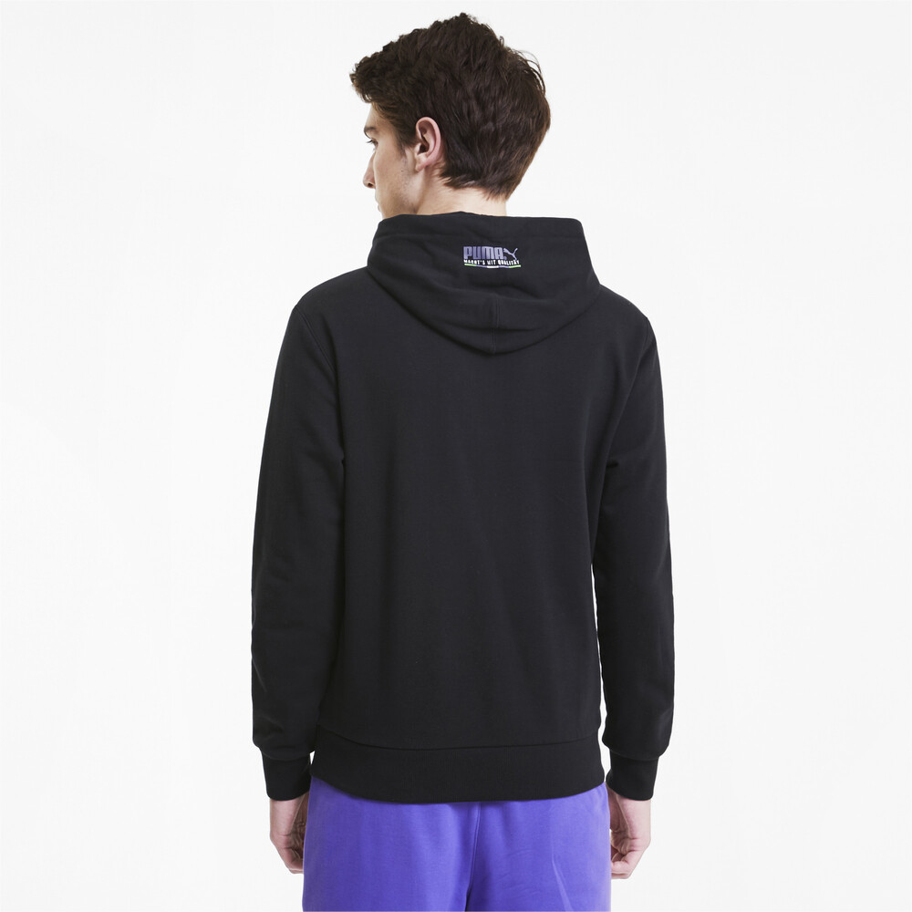 

PUMA - male - Толстовка TFS Hoodie – Puma Black-Fluo Green –, Черный
