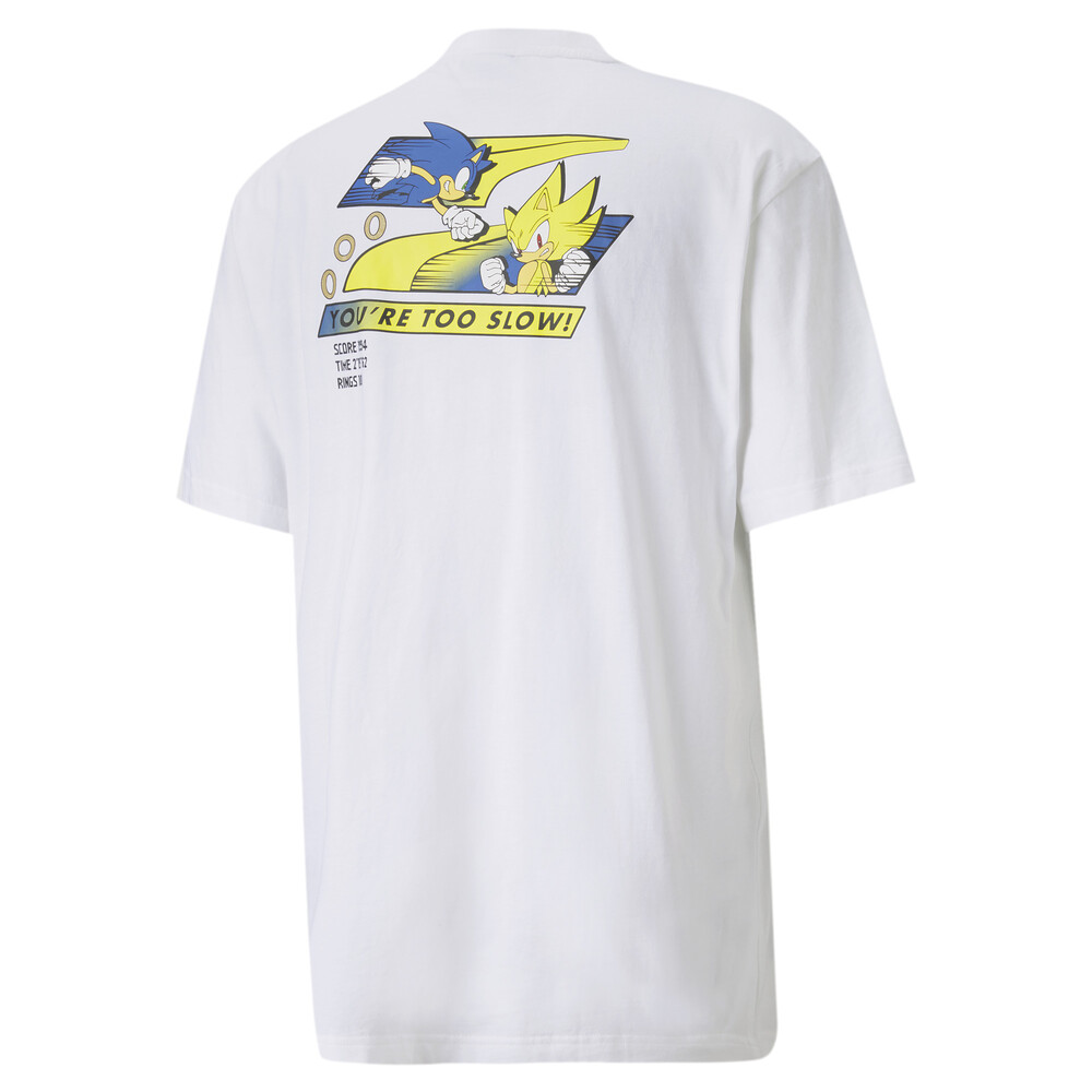 

PUMA - male - Футболка PUMA x SONIC Tee – Puma White –, Белый