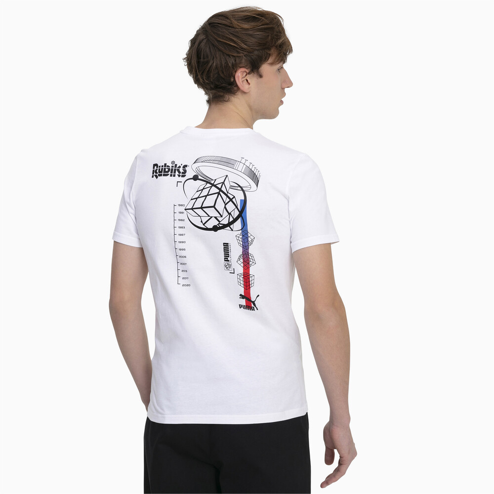 

PUMA - male - Футболка PUMA x RUBIK' CUBE Tee – Puma White –, Белый