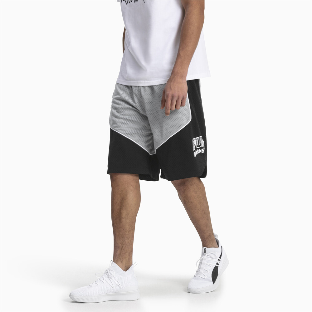 Hoops Game Men's Basketball Shorts Black PUMA