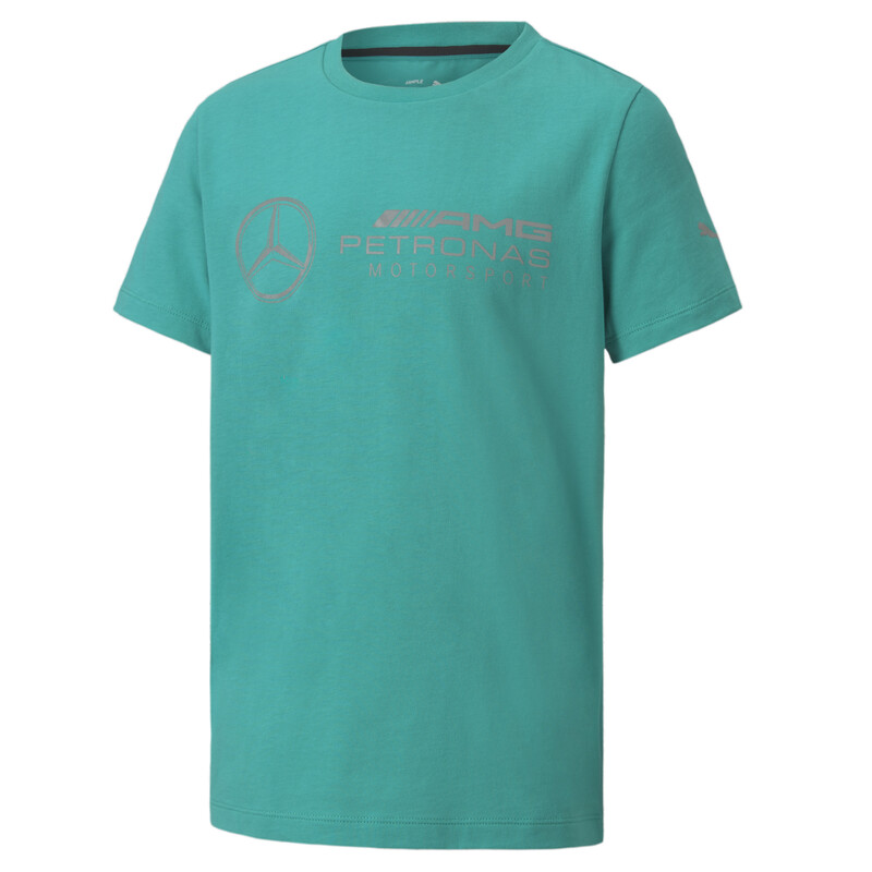 

PUMA Mercedes AMG Petronas Logo Youth T-Shirt, Gray/green