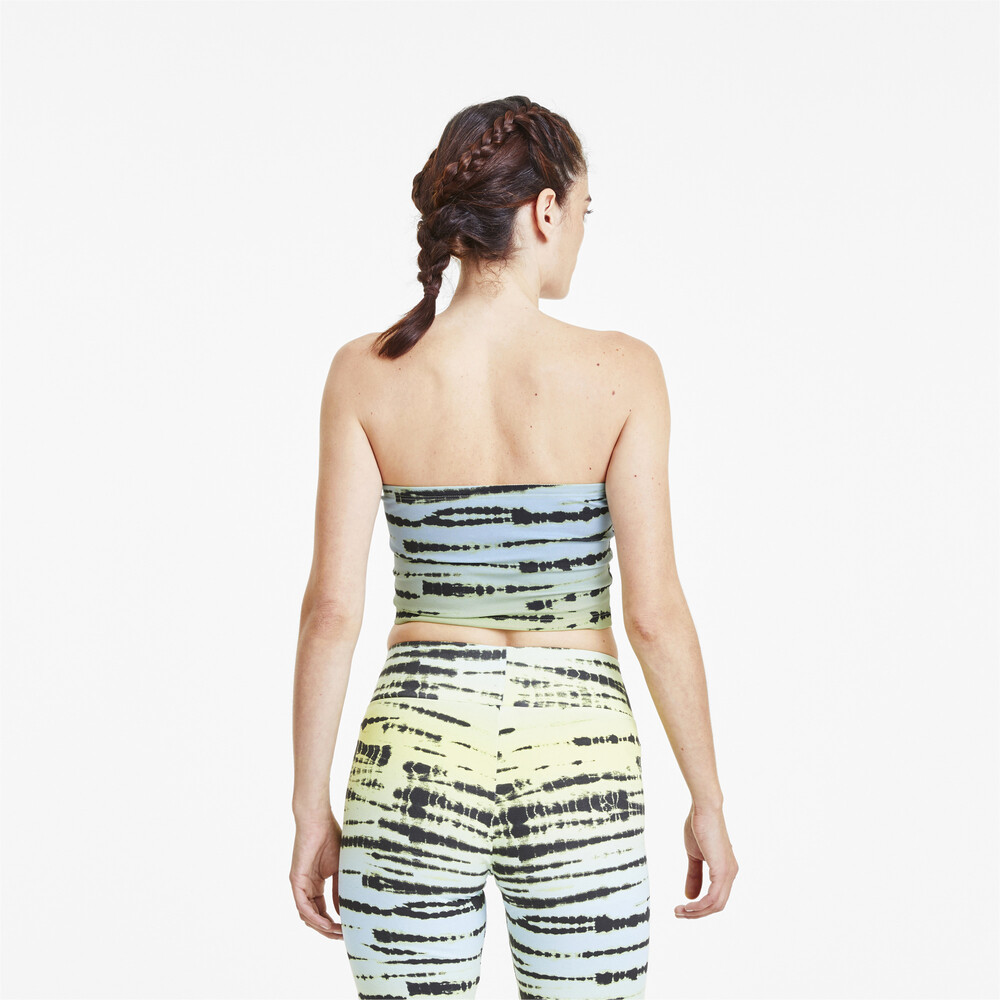 

PUMA - female - Топ-бандо Tie Dye All-Over Printed Women’s Bandeau Top – Aquamarine-AOP –, Черный