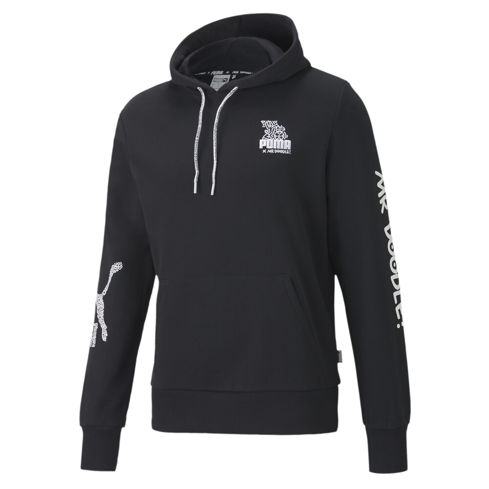 Puma X Mr Doodle Erkek Kapusonlu Sweatshirt Siyah Puma Puma Turkiye Resmi Alisveris Sitesi