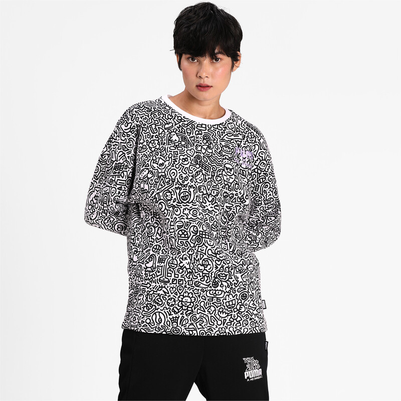 

PUMA X MR DOODLE Printed Crew Neck Sweater