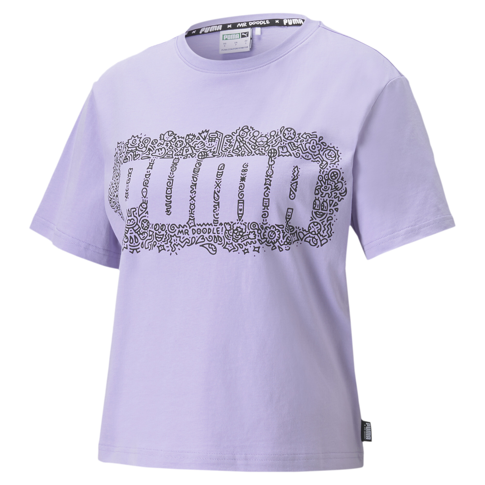 【プーマ公式通販】 プーマ PUMA x MR DOODLE ウィメンズ クロップド Tシャツ ウィメンズ Purple Rose ｜PUMA.com