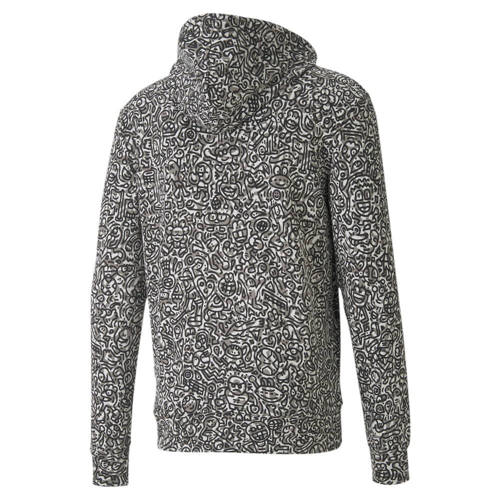 

PUMA - male - Толстовка PUMA x MR DOODLE All-Over Print Hoodie – Puma Black-AOP –, Черный