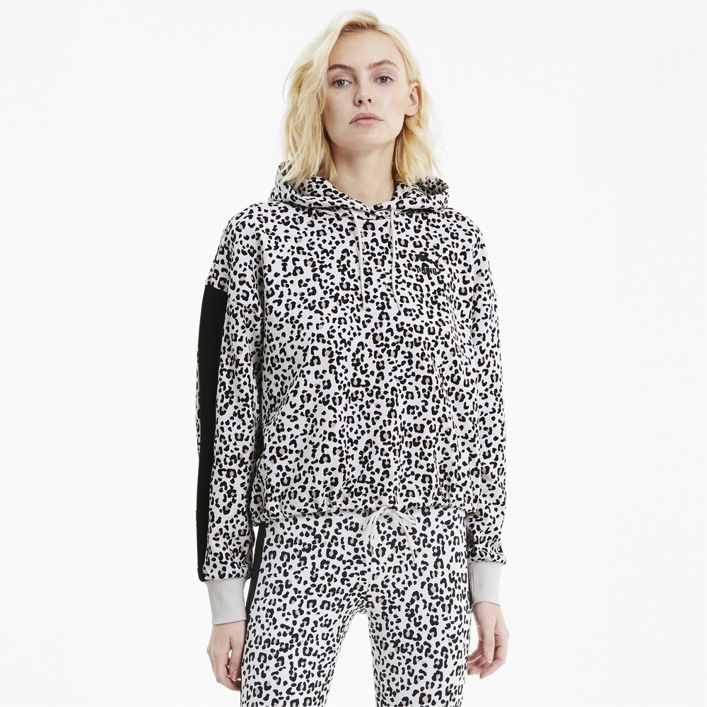 leopard print puma hoodie