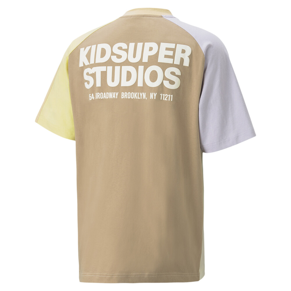 

PUMA - male - Футболка PUMA x KS Colorblock Tee – Whisper White –, Белый