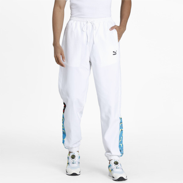 Puma Og Disc Men's Track Pants In White, Size S