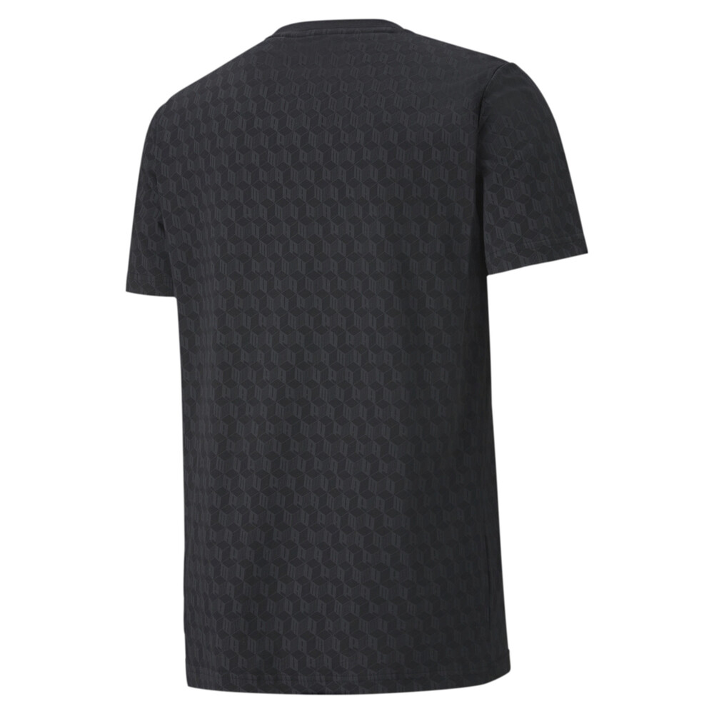 Aop Summer Luxe Men S Tee Black Puma