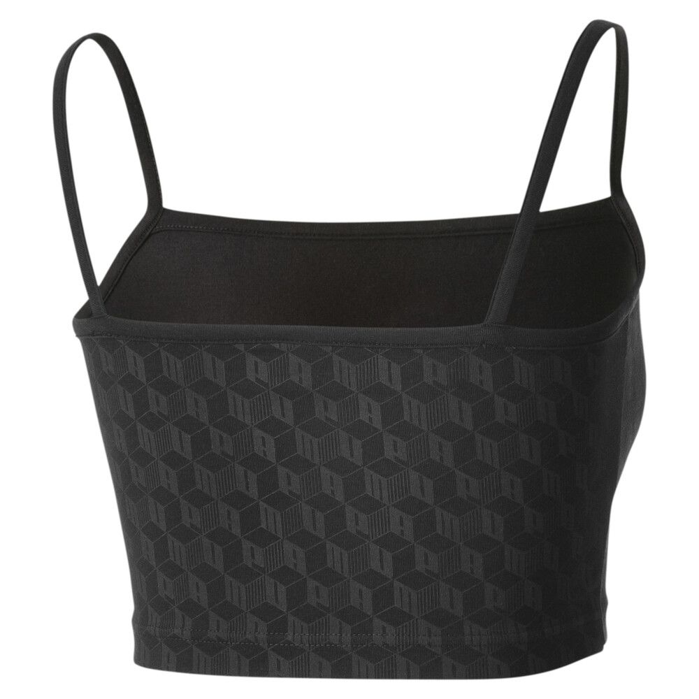 

PUMA - female - Топ Summer Luxe AOP Bralette – Cotton Black-AOP –, Черный