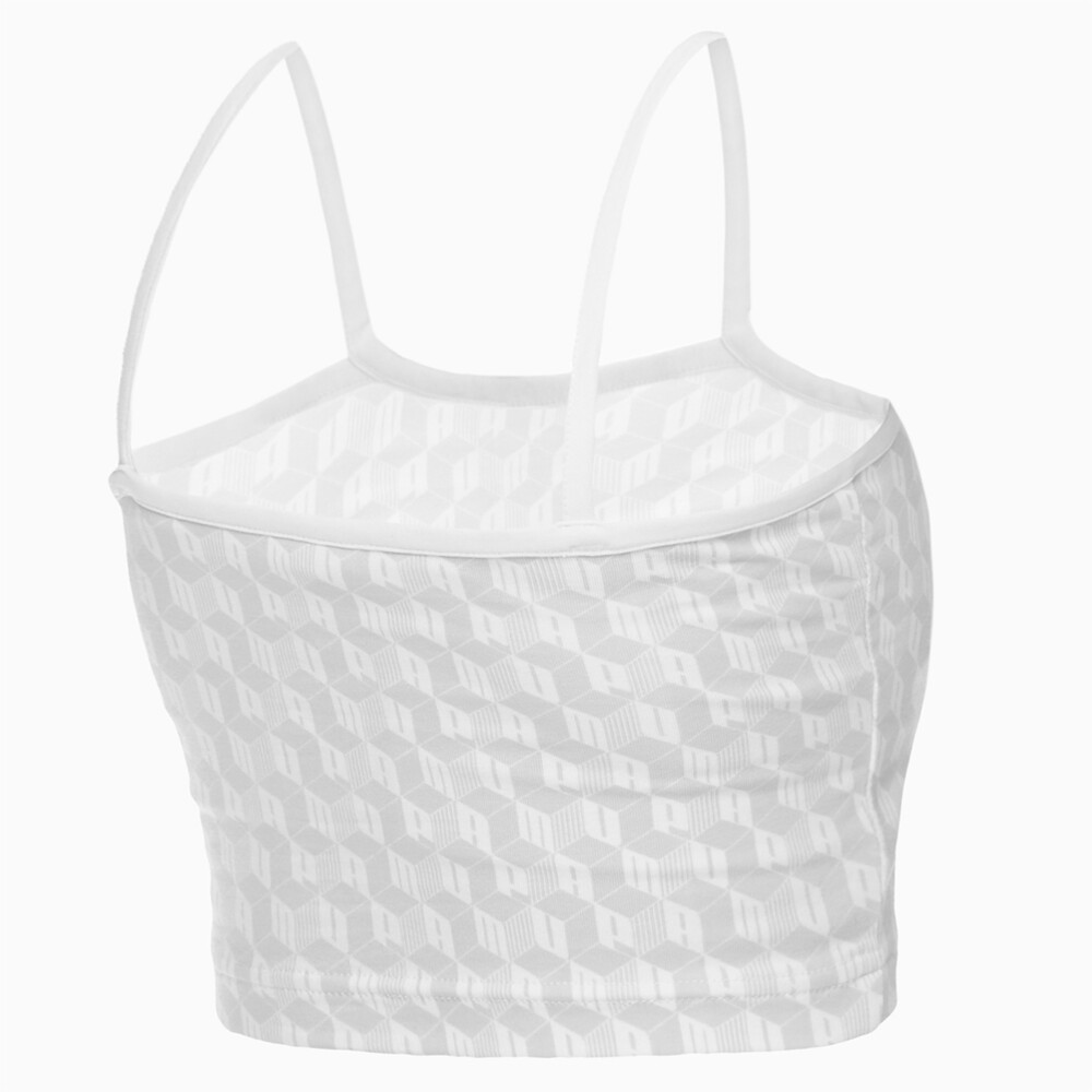 

PUMA - female - Топ Summer Luxe AOP Bralette – Puma White-AOP –, Белый