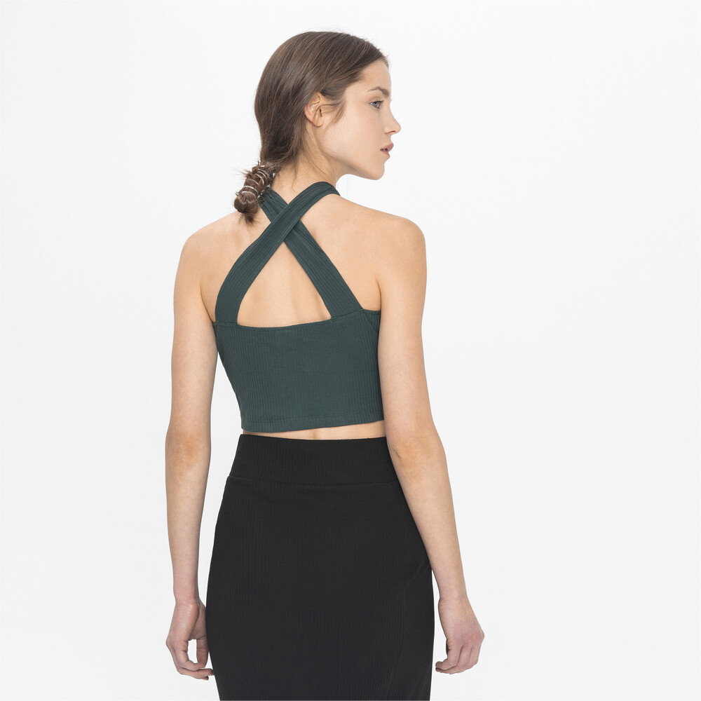 

PUMA - female - Топ Wrap Halterneck Top – Green Gables –, Зеленый