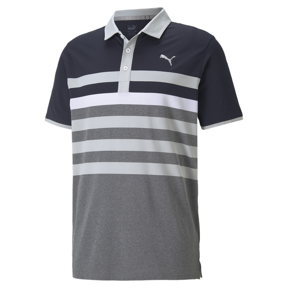 MATTR One Way Men's Golf Polo Shirt | Blue - PUMA