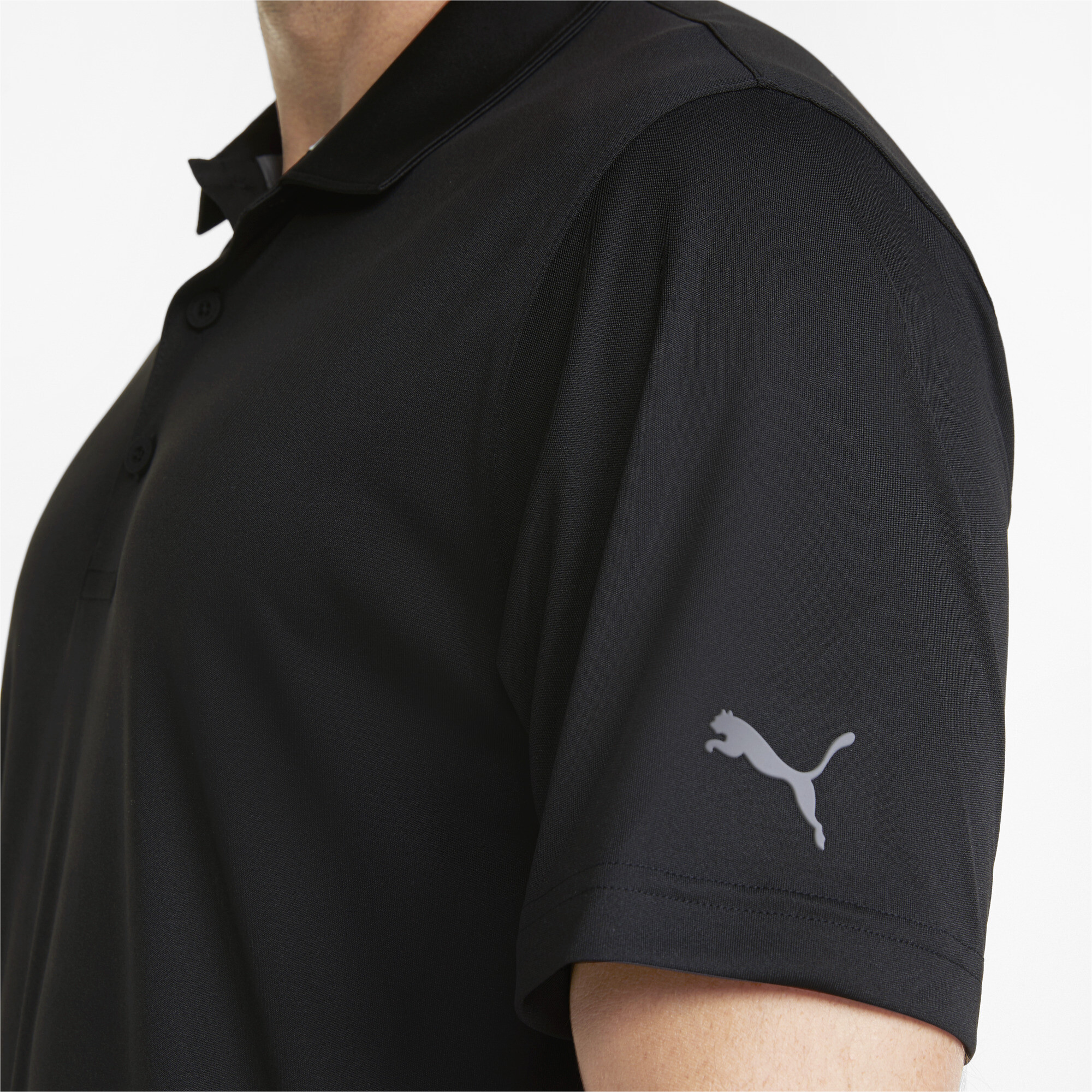 Men's Puma Gamer's Golf Polo Shirt T-Shirt, Black T-Shirt, Size 6XL T-Shirt, Clothing