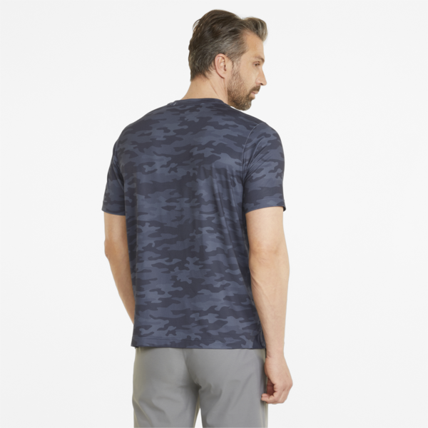 EGW Pushcart Pocket Men's Golf Tee, Navy Blazer-Camo, large-ZAF