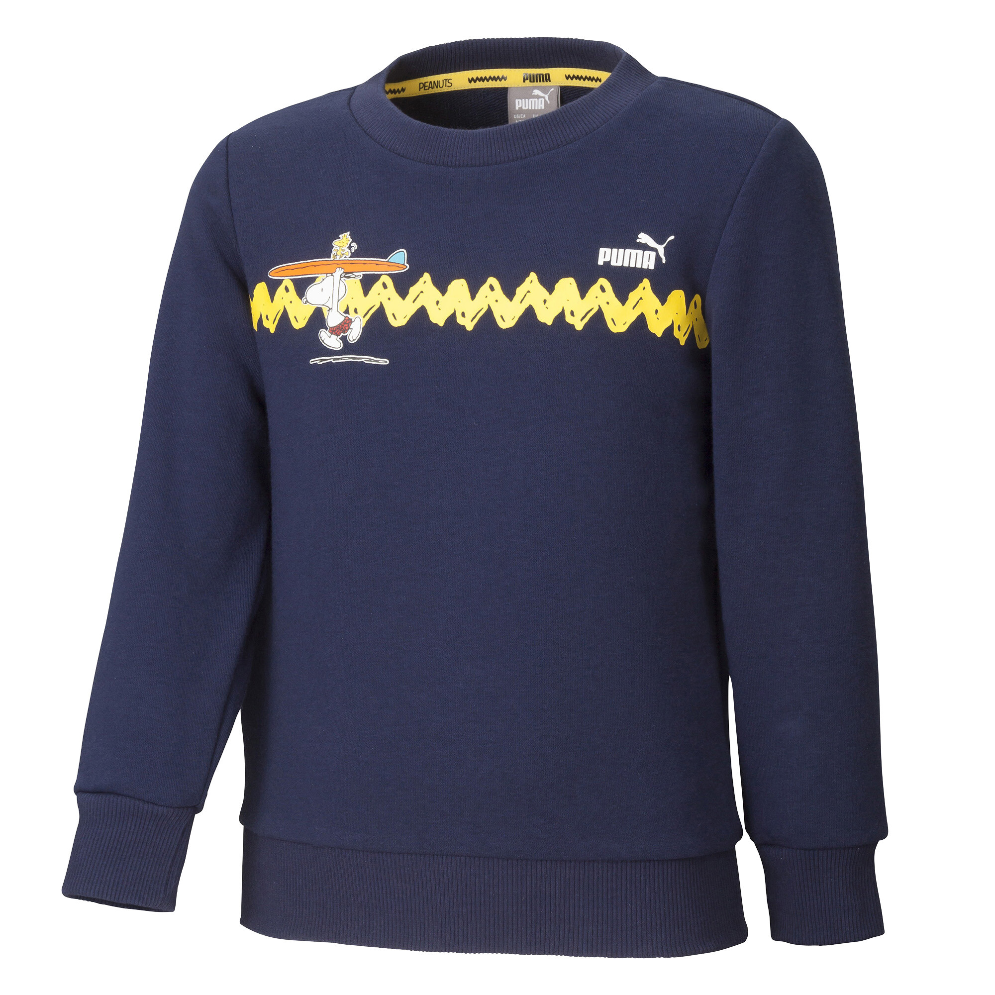 PUMA x PEANUTS Crew Neck Kids' Sweater Clothing PUMA