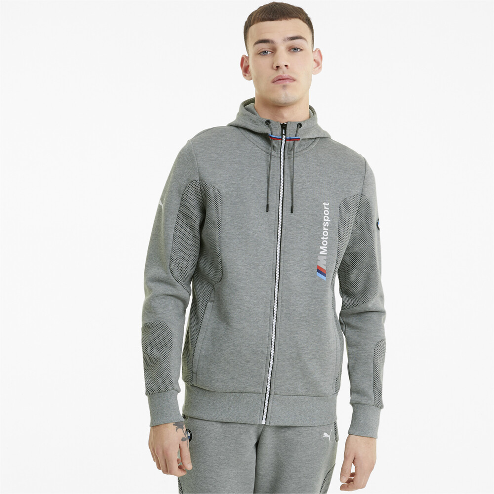 фото Толстовка bmw m motorsport hooded men's sweat jacket puma
