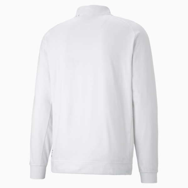 CLOUDSPUN Moving Day Quarter-Zip Men's Golf Sweater, Bright White, large-ZAF