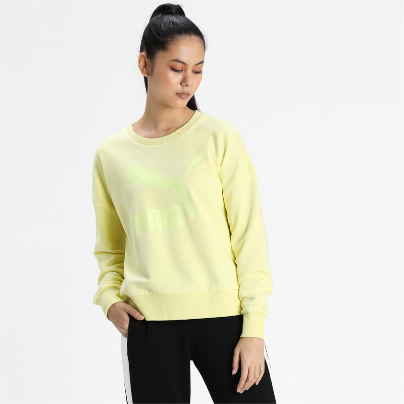 

Women's PUMA Classics Logo Relaxed Fit Sweatshirt