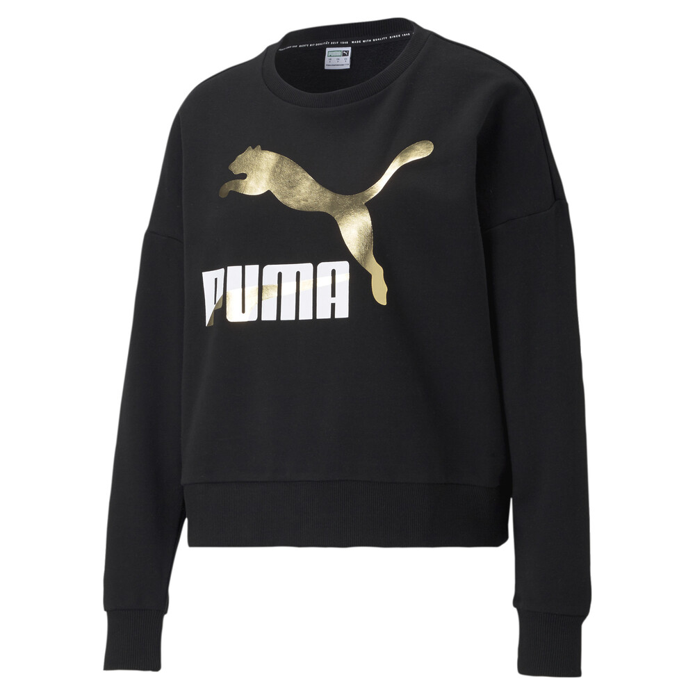 фото Толстовка classics logo crew neck women's sweater puma