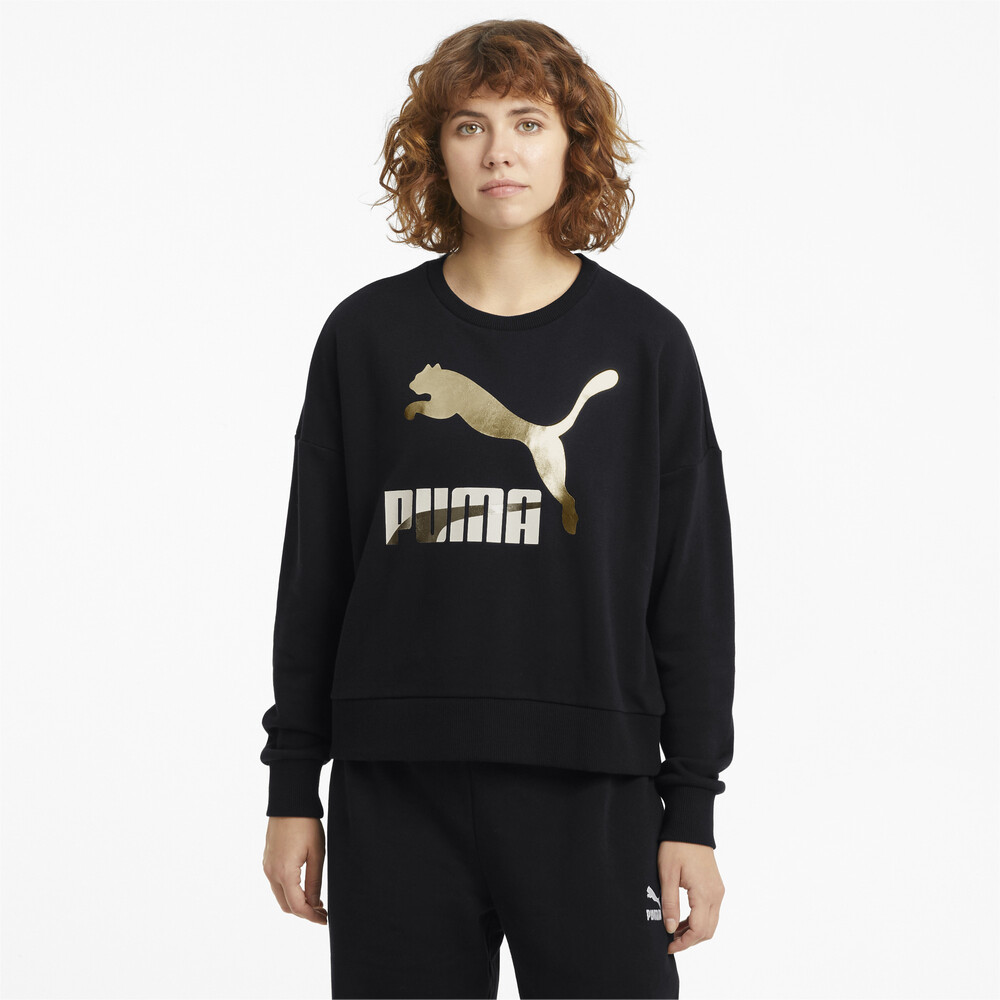 фото Толстовка classics logo crew neck women's sweater puma