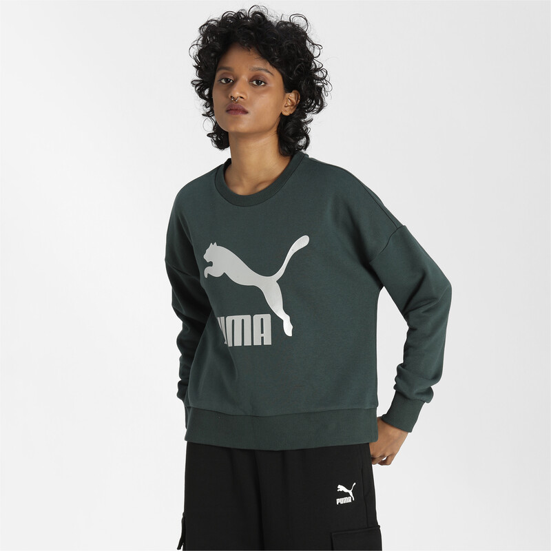 

Women's PUMA Classics Logo Relaxed Fit Sweatshirt
