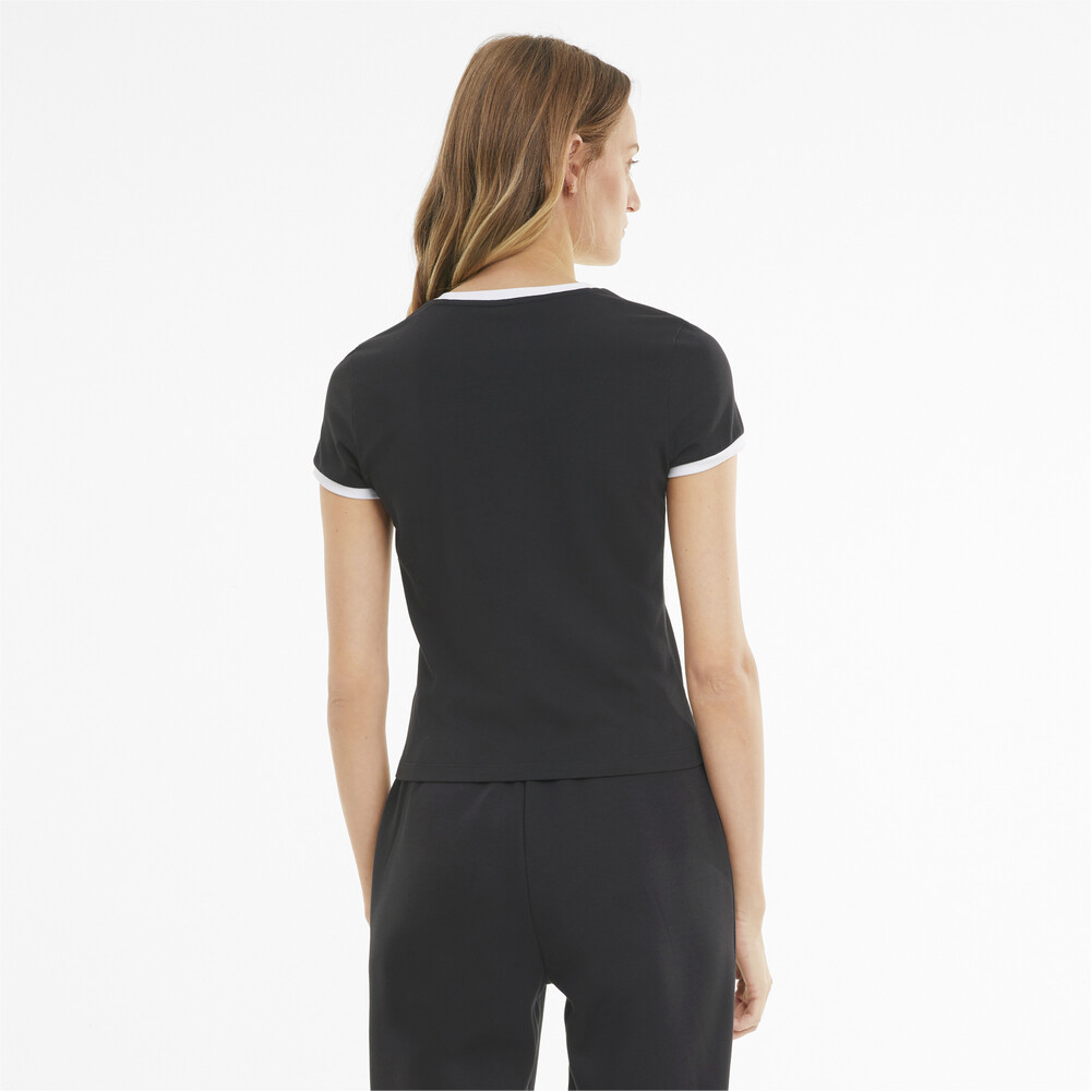 

PUMA - female - Футболка Classics Fitted Women's Tee – Puma Black –, Черный