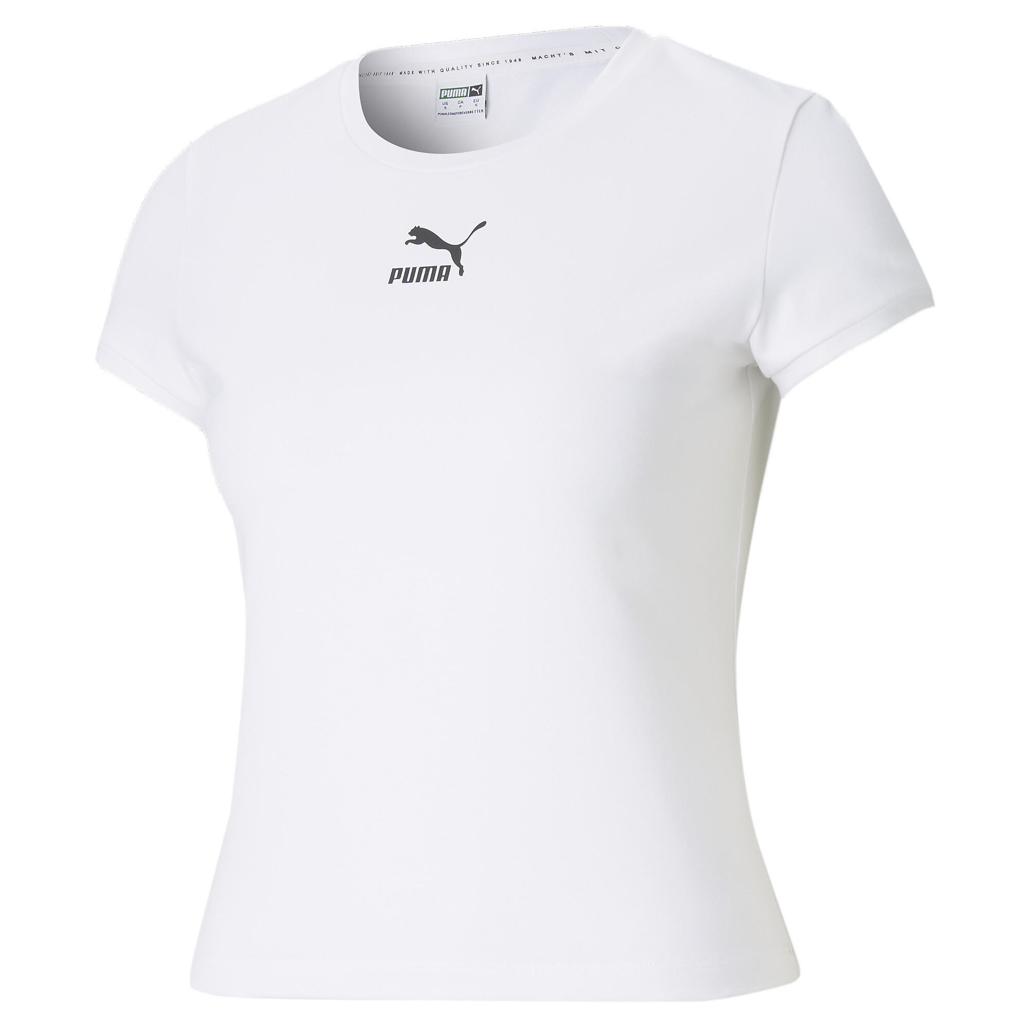 【プーマ公式通販】 プーマ CLASSICS フィッティド Tシャツ ウィメンズ ウィメンズ Puma White ｜PUMA.com