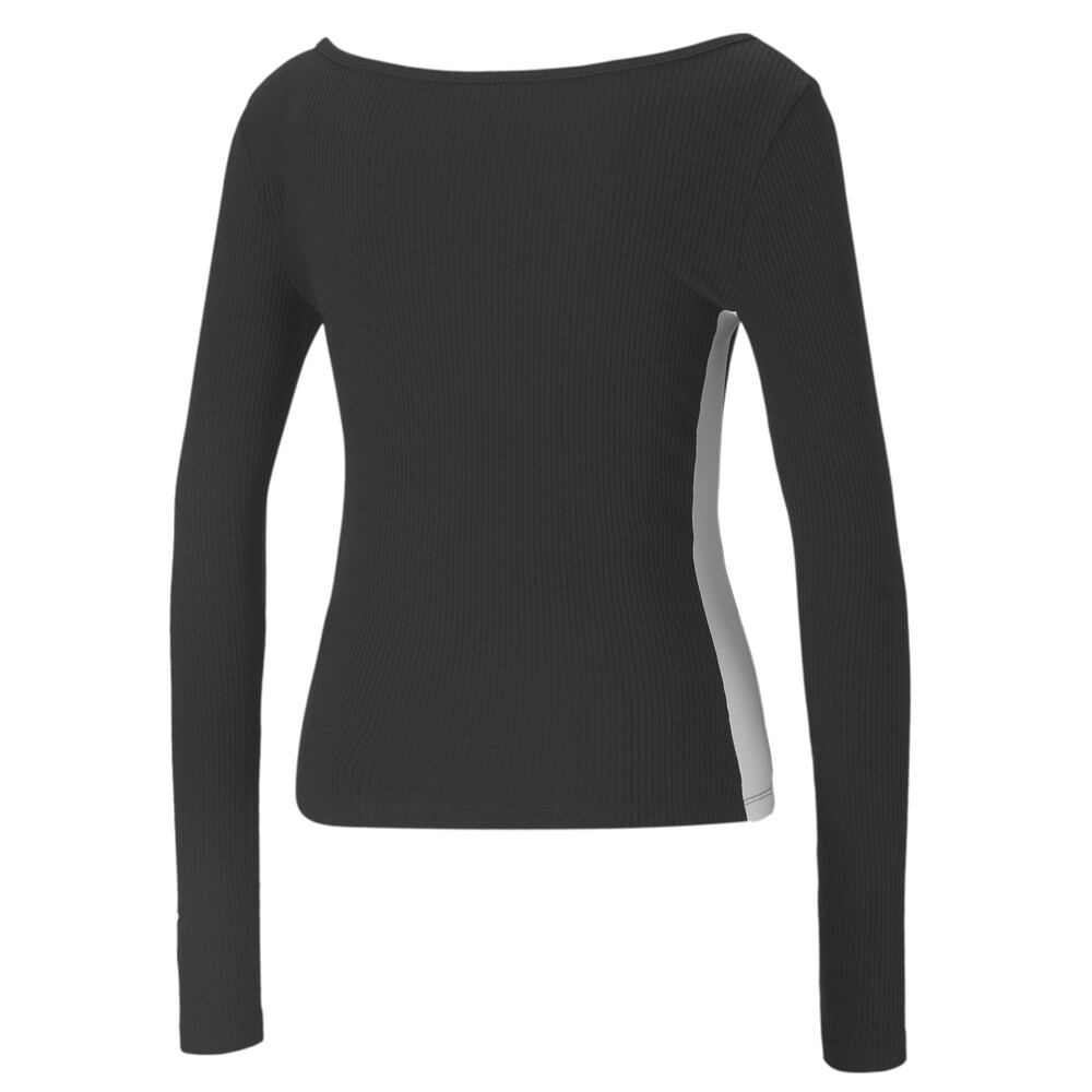 фото Топ с длинным рукавом classics ribbed long sleeve women's top puma